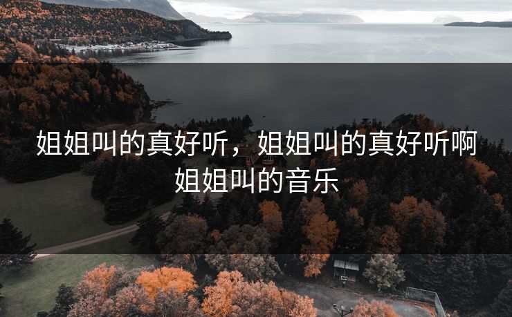 姐姐叫的真好听，姐姐叫的真好听啊姐姐叫的音乐