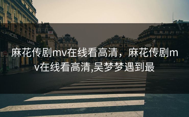 麻花传剧mv在线看高清，麻花传剧mv在线看高清,吴梦梦遇到最